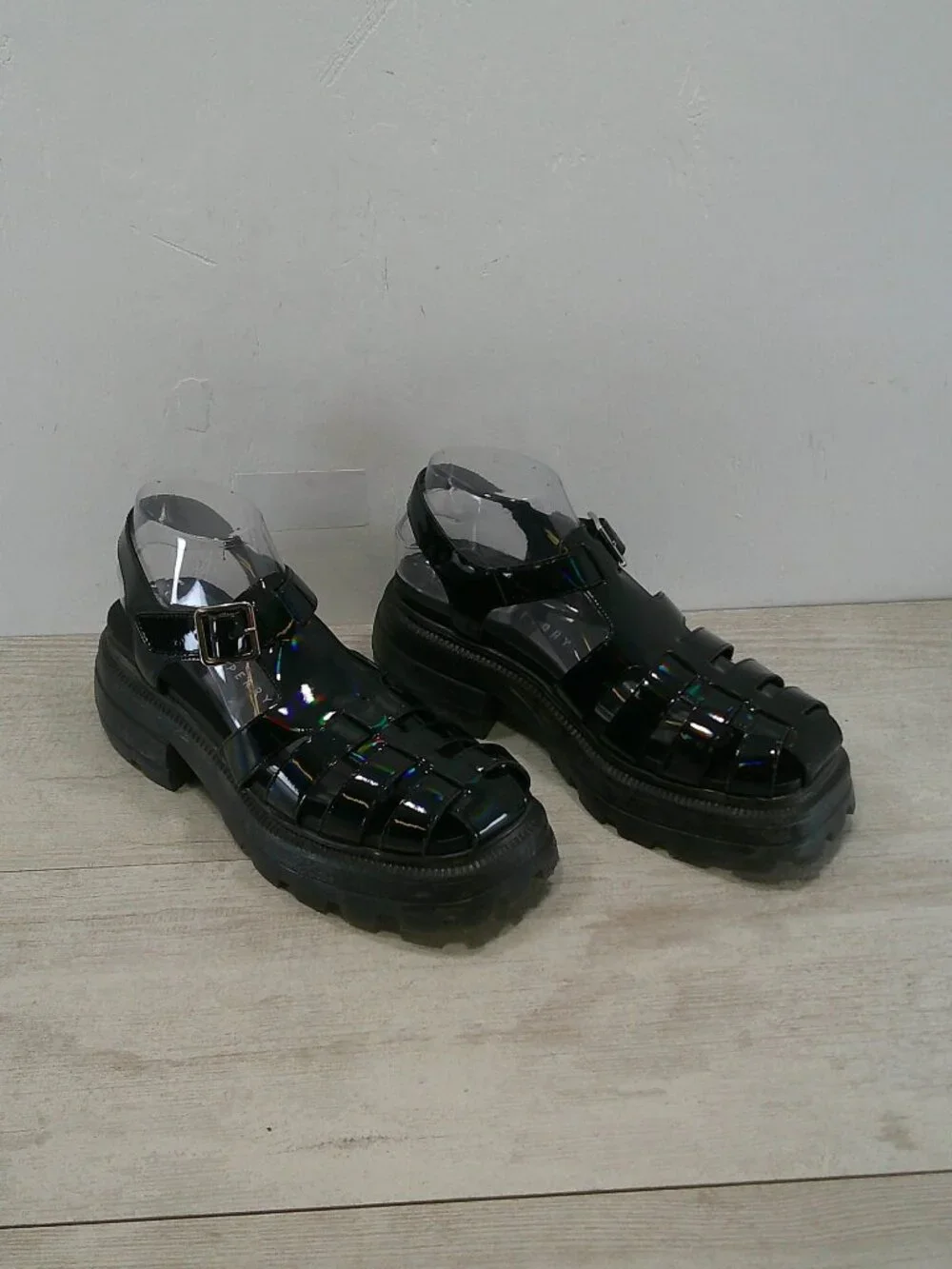 Katy Perry The Geli Combat Fisherman Y2K 90's Style Platform Sandals SZ 9M | 39